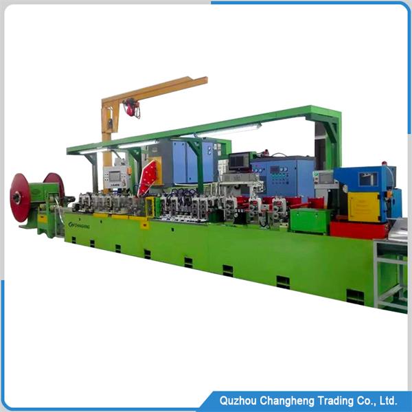 Radiator tube machine